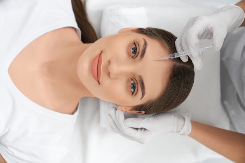 Procedure for improvements face skin in beautician